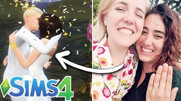 Ella & Hannah Hart Design Their Dream Wedding In The Sims 4