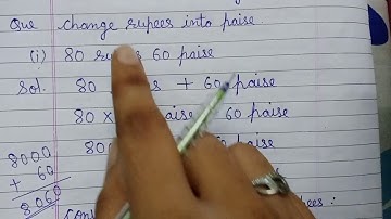 Class 3rd maths unit 8(part 2) Indian currency