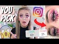 INSTAGRAM FOLLOWERS CONTROL MY MAKEUP LOOK!