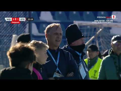 REZUMAT: Poli Iaşi - Oţelul 2-1. Cu om în minus din prima repriză, gălăţenii îşi prelungesc criza