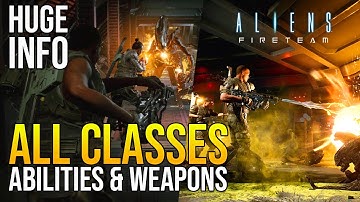 HUGE INFO! Aliens Fireteam All Classes "SYNTHETICS CLASS?" Character Abilities, Perks, Story & More!
