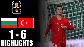 Bulgaristan 1-6 Türkiye MÄÇ OZETI | FIFA 2026 Dünya Kupası Elemeleri (EURO)