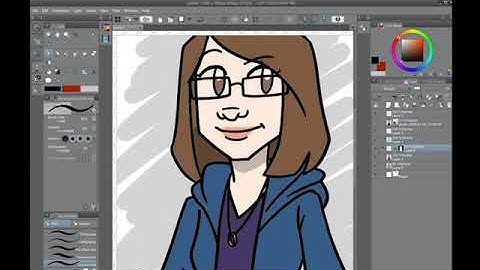 New profile pic in Clip Studio Paint