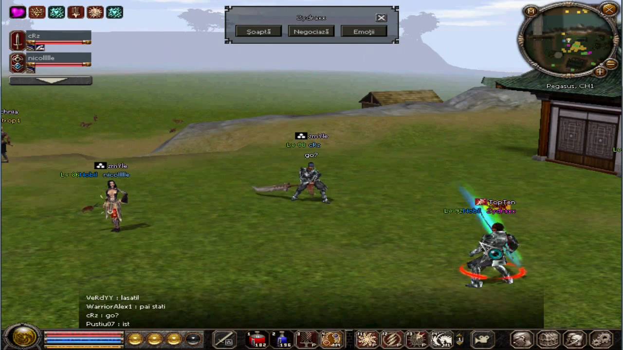 Metin-2 Ro ,Pegasus Zydraxx vs cRz