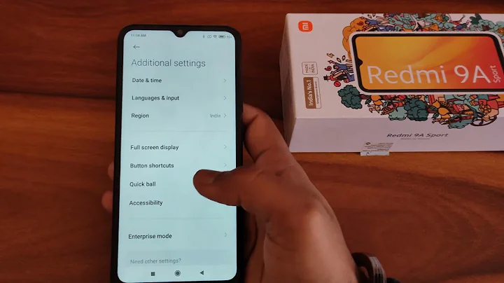 how to enable accessibility menu In Redmi 9A sport,  accessibility menu enable kaise kare