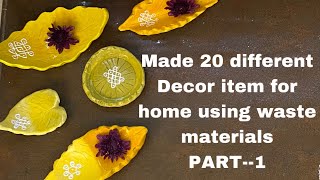 DIY Decor for home using waste materials #bestoutofwaste #diy #diydecor #craft #homedecor #diyideas