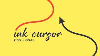 [Online Tutorials] Ink Cursor | CSS & JavaScript Unique Cursor Effects