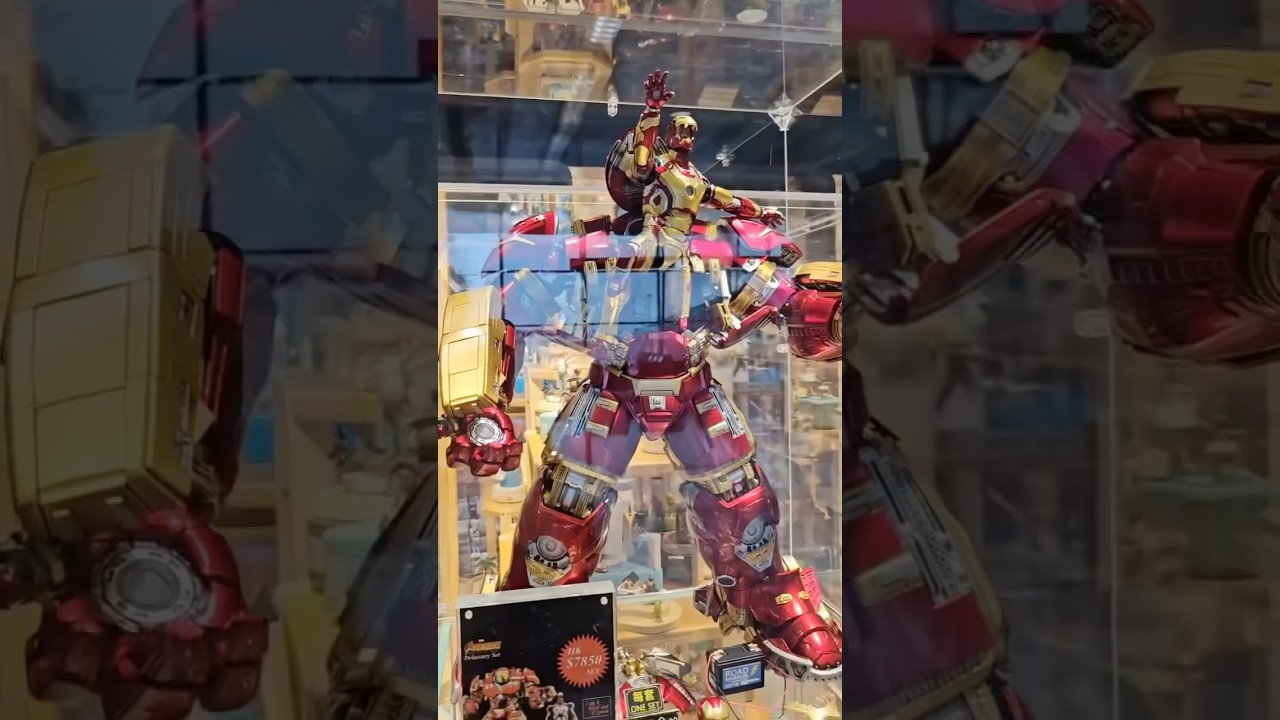 ThreeZero Infinity Saga DLX Ironman Mark XLIV 44 Hulkbuster Action Figure Showcase!! 