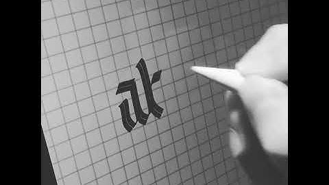 Blackletter brushes for Procreate