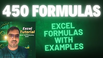 450 Excel Formulas & Functions with Examples – All in One Video!