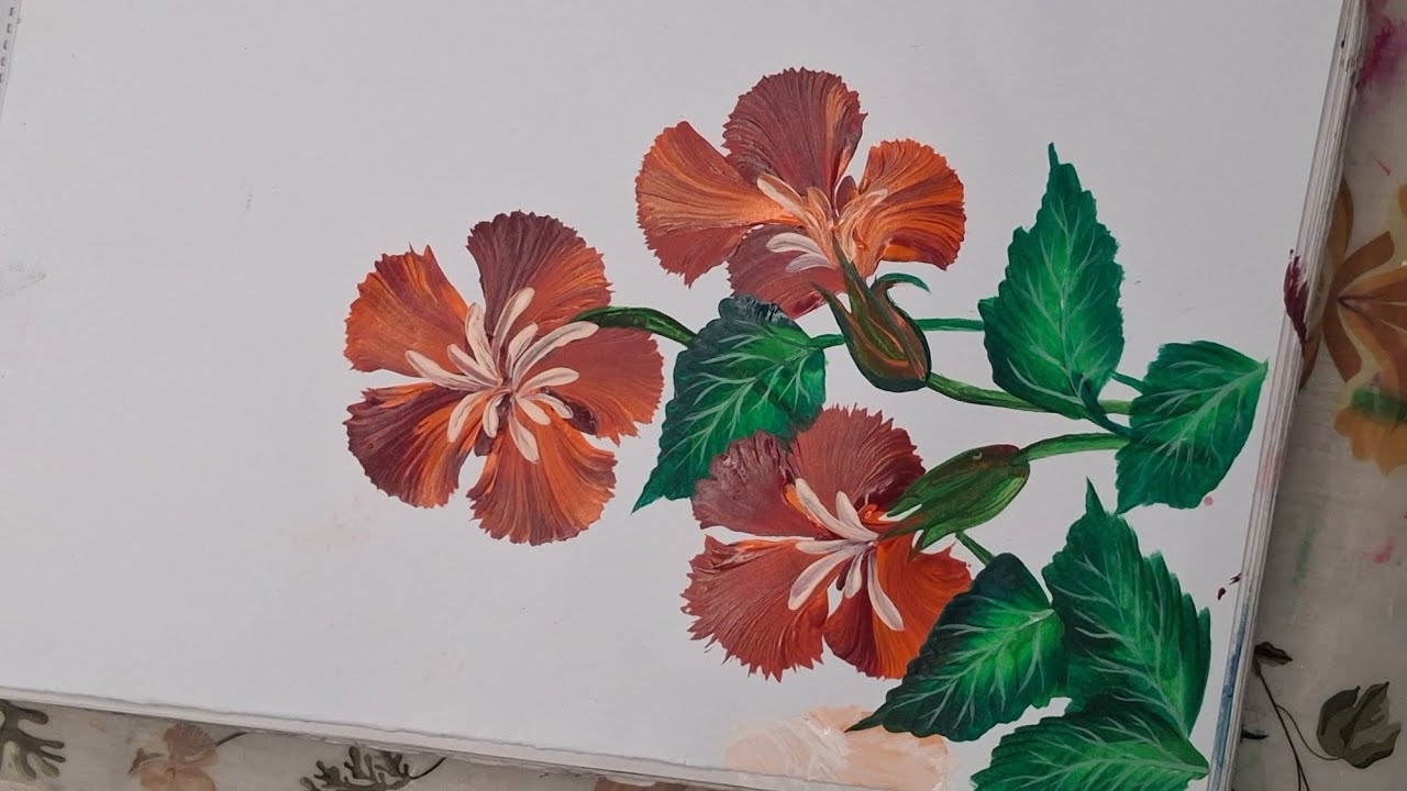 Bringing the Tropics to my Sketchbook, One Petal at a Time✨️🧿