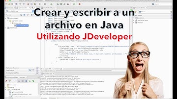 Fácil y rápido: Crear y escribir a un archivo en Java, utilizando JDeveloper 11g.
