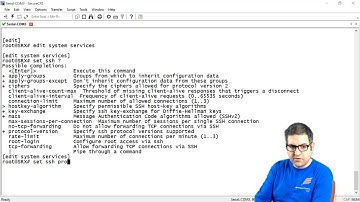Initial configuration on the Juniper Junos Device