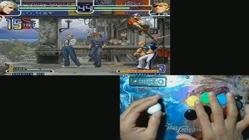 Kof 2002 - K9999 Jump With (A) Tutorial