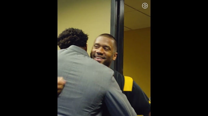 Russell Wilson, Patrick Queen, & DeShon Elliott are in the building #steelers #nfl