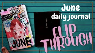June Daily Journal Flip Through and July Page Prep