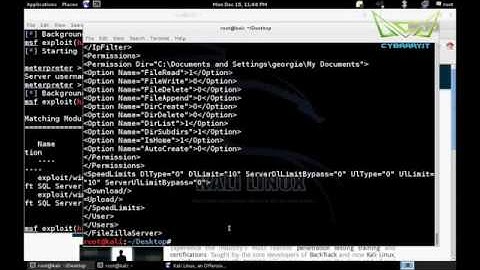 Advanced Penetration Module 7 Part 3   Exploitation from cybrary2 on Vimeo