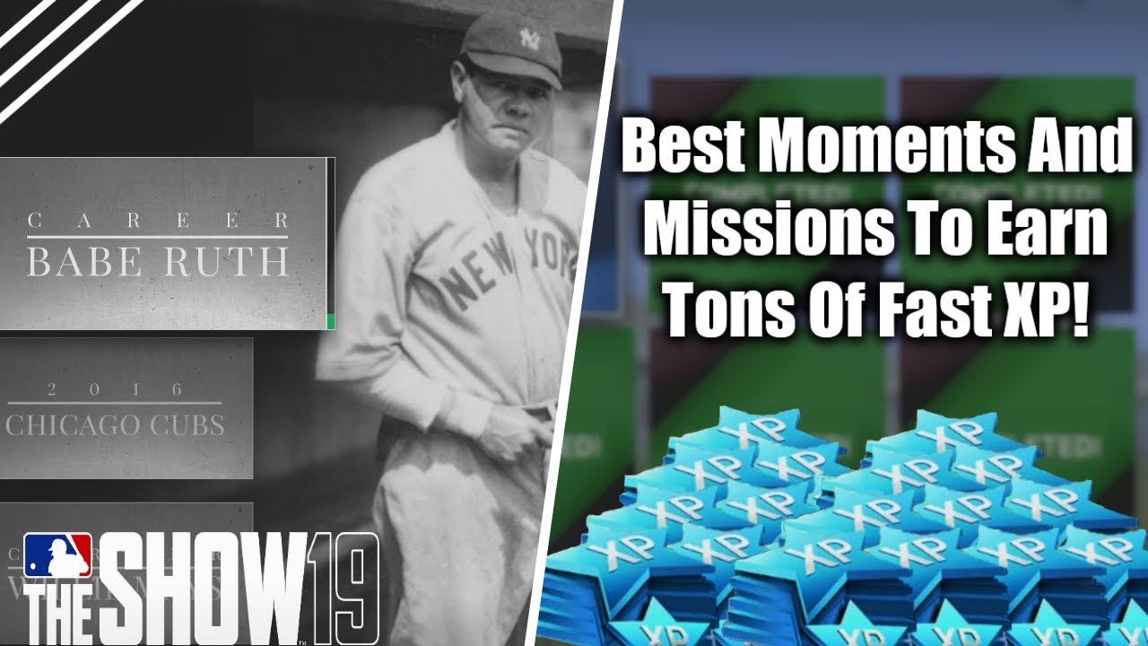 The Best Moments And Programs To Do For Tons Of Fast XP! MLB The Show 19 Diamond Dynasty