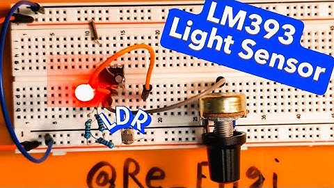 This Light Sensor Snaps On and Off | LM393 Explained