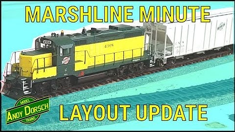 S01 EP02 Marshline Minute - Model railroad progress and box car kitbash