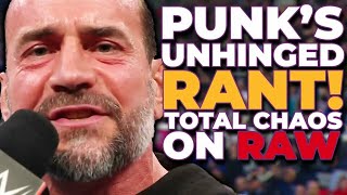 CM Punk MELTDOWN  Unhinged WWE Raw Becomes Chaos!