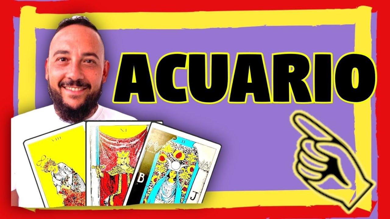 ACUARIO ♒️ HAY ALGUIEN A TU ALREDEDOR QUE TE OCULTA ALGO! ME EMOCIONÉ Y ...