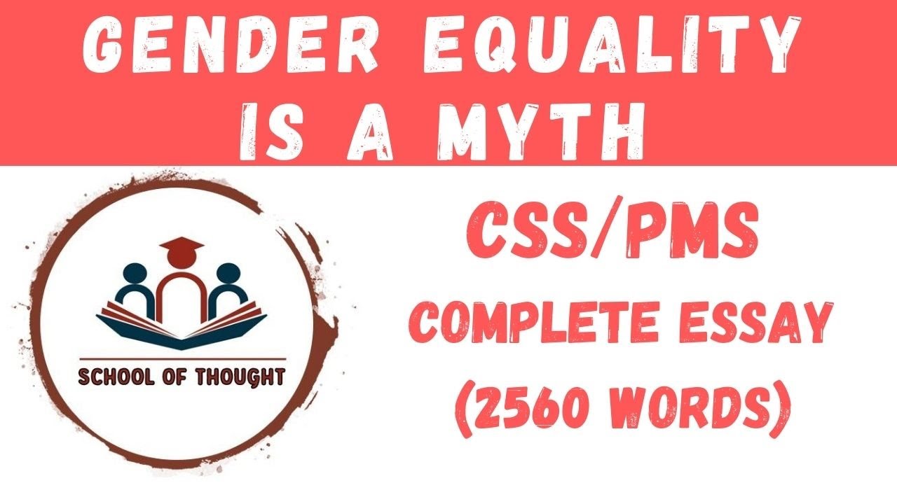 essay on gender equality is myth