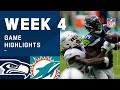 Seahawks vs. Dolphins Week 4 Highlights | NFL 2020