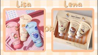 Lisa or Lena | Skincare edition 💫