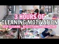 EXTREME DEEP CLEAN, DECLUTTER &amp; ORGANIZE | CLEANING MOTIVATION MARATHON | 3 HOUR CLEAN WITH ME