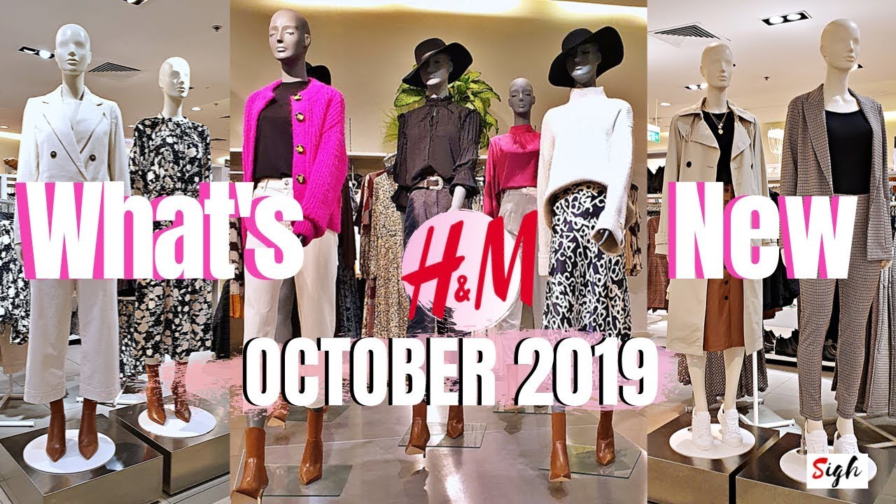 H&M October 2019 Autumn Winter NEW Collection #HM Ladies Fall Winter -  YouTube