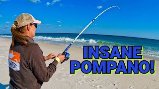 INSANE POMPANO CATCH on Pensacola Beach!!!