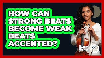 How Can Strong Beats Become Weak Beats Accented?