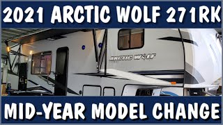 Model Change New 2021 Arctic Wolf 271RK Rear Ktichen 5th Wheel @ Couchs RV Nation a RV Walk Through