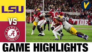 LSU vs #2 Alabama | College Football Highlights