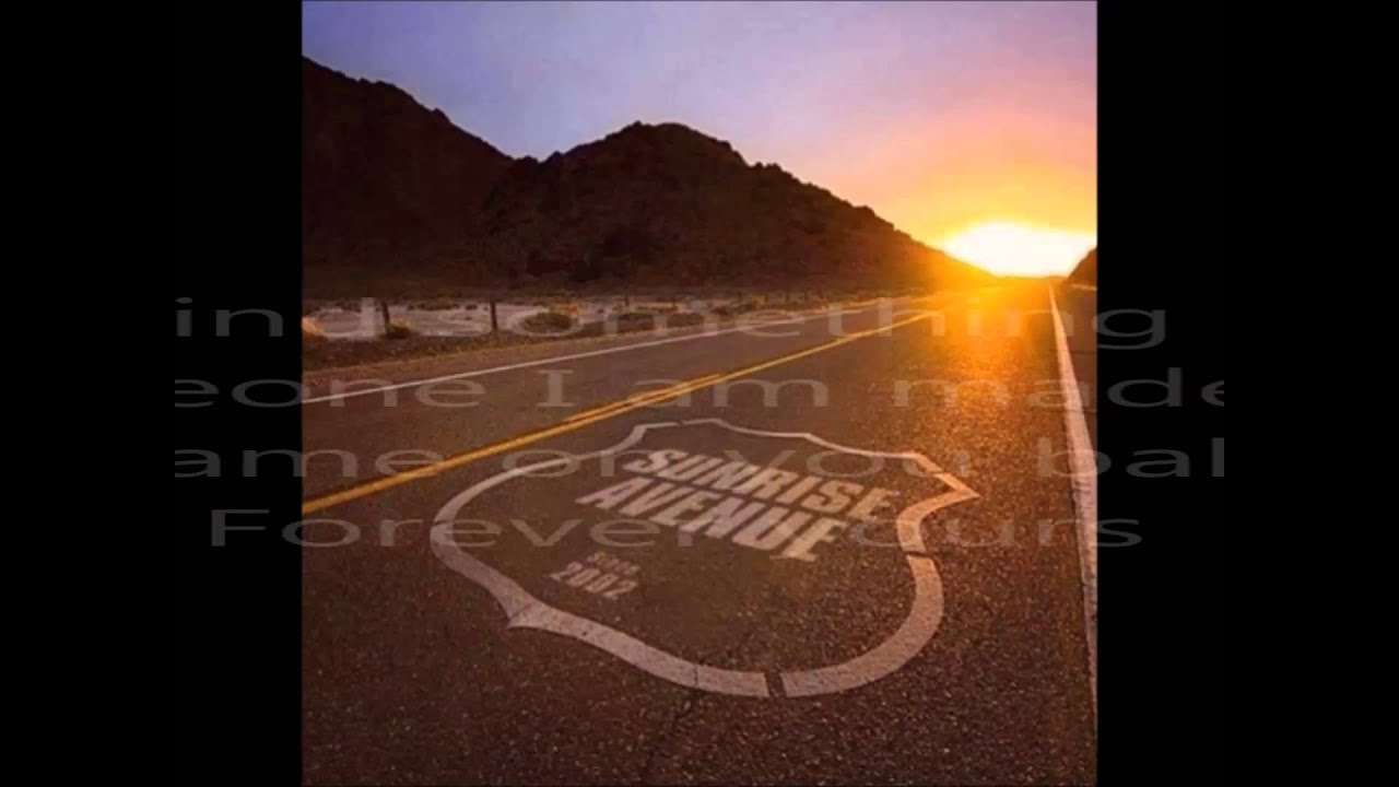 Sunrise Avenue -  Forever Yours Lyrics