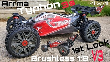 Arrma Typhon 3s V3 BLX (Brushless 1:8 Scale Buggy) First Look