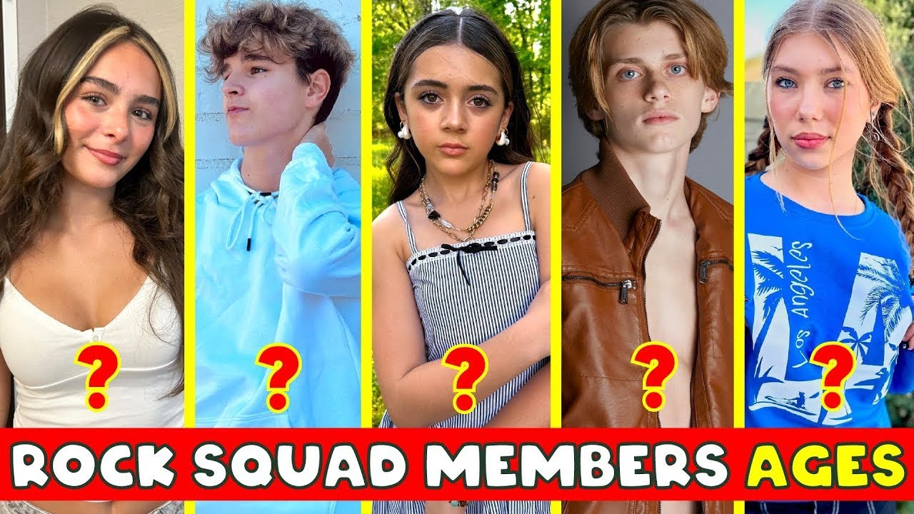 Rock Squad New Members Real Name and ages 2025