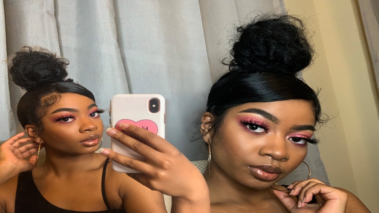 Instagram Inspired Bun Tutorial YouTube