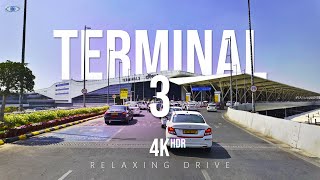 Driving Across IGI Airport | Dhaula Kuan - Aerocity - Terminal 3 | 4K 60 HDR