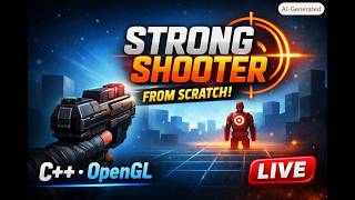 Building Strong Shooter From Scratch (C++ + OpenGL) — Live Dev Stream