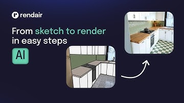 Kitchen Sketch Design to Realistic Render! (with AI)