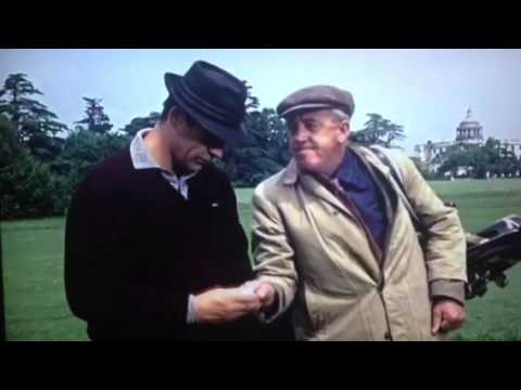 Bond versus Goldfinger - the classic golf match from "GOLDF