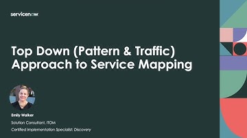 How To - Top Down Service Mapping