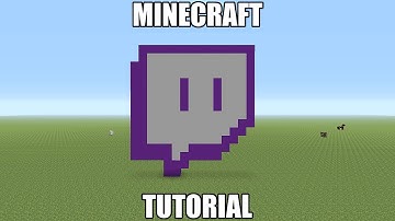 Minecraft Pixel Art Tutorial - Twitch Logo