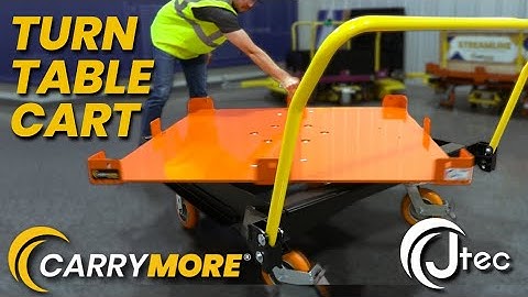 Ergonomic Solutions for Manufacturing | Jtec’s Turn Table Cart & CarryMore System