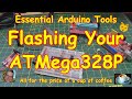 #163 Flash your ATMega328P using THIS for the cost of a cup of coffee
