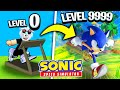 НАШЕЛ СЕКРЕТНУЮ ТРАНСФОРМАЦИЮ СОНИКА! БЕГАЮ 100КМ В СЕКУНДУ! ROBLOX Sonic Speed Simulator