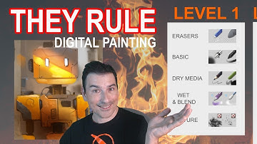 Top 10 Krita Brushes You Need To Try! - Level 1