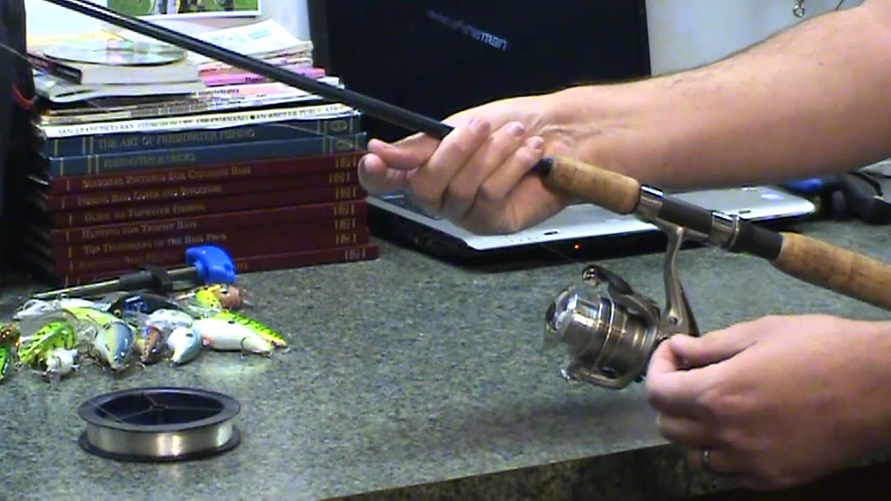Spooling a spinning reel YouTube
